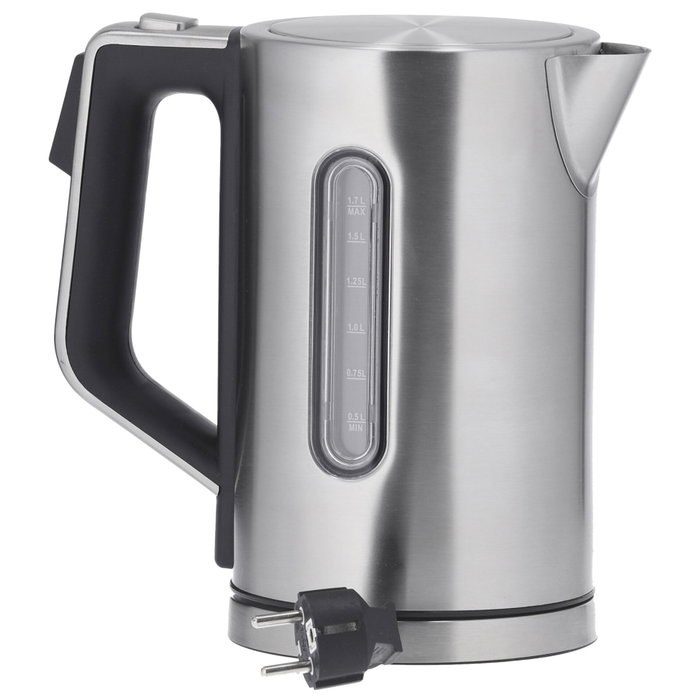 Severin WK3418 - Bouilloire en inox 1,7 L - Argent et Noir