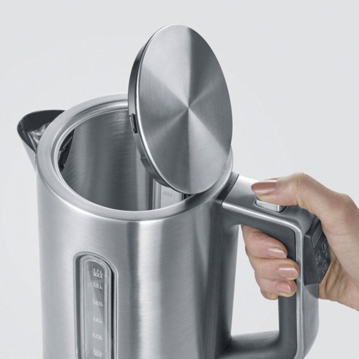 Severin WK3418 - Bouilloire en inox 1,7 L - Argent et Noir