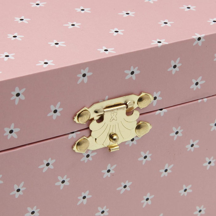 Boîte à bijoux Versa Bois Bois MDF 12 x 10 x 18 cm