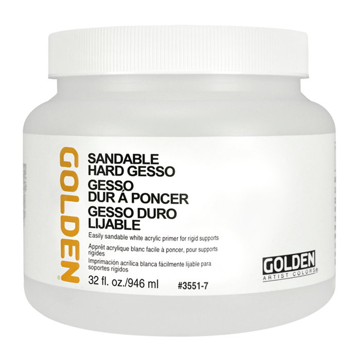 Golden Sandable Hard Gesso 946 ml Golden Sandable Hard Gesso 946 ml