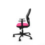 Piqueras y Crespo Chaise de Bureau Jorquera Rose et Noir