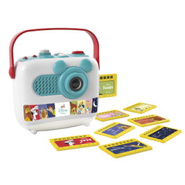 Clementoni Projecteur de contes Disney 55182 - Projection d'images avec 8 diapositives (Bambi, Pinocho, etc.) et mélodies pour enfants - Version espagnole