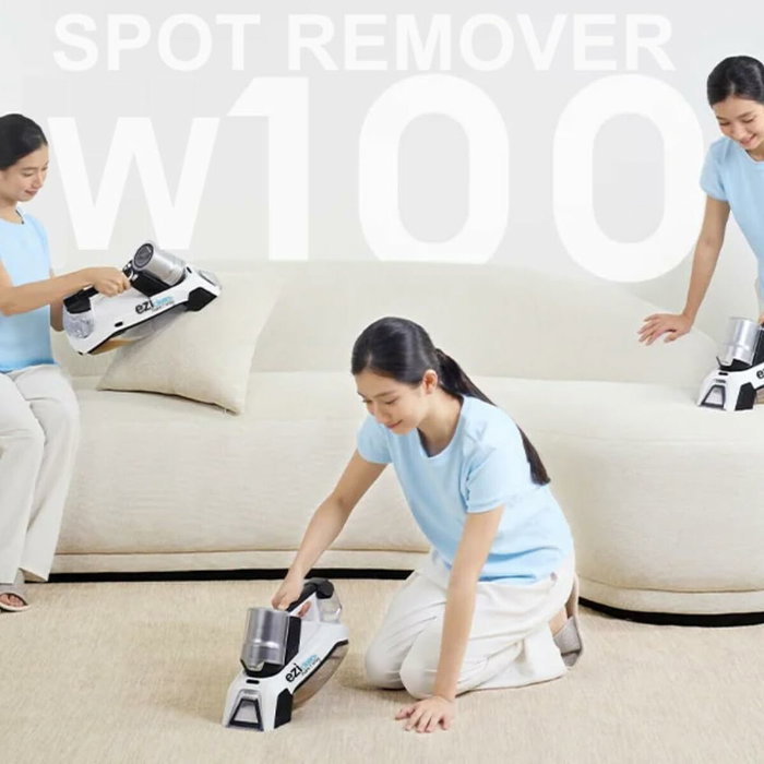 Eziclean Spot Remover W100 Shampouineuse sans fil Gris / Blanc Eziclean Spot Remover W100 Shampouineuse sans fil Gris / Blanc