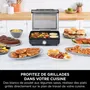 Ninja GR101EU Sizzle - Grill et Plancha intérieur - Cuisson haute température jusqu'à 260°C - Surface 34x8,5cm