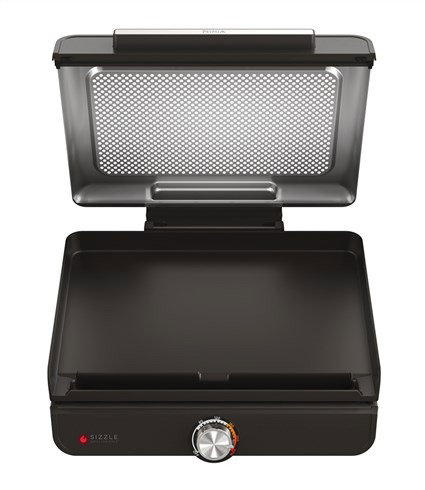 Ninja GR101EU Gril et plaque de cuisson d'intérieur grand format, surface antiadhésive interchangeable, cuisson uniforme jusqu'à 260°C, jusqu'à 5 personnes Ninja GR101EU Gril et plaque de cuisson d'intérieur grand format, surface antiadhésive interchangeable, cuisson uniforme jusqu'à 260°C, jusqu'à 5 personnes