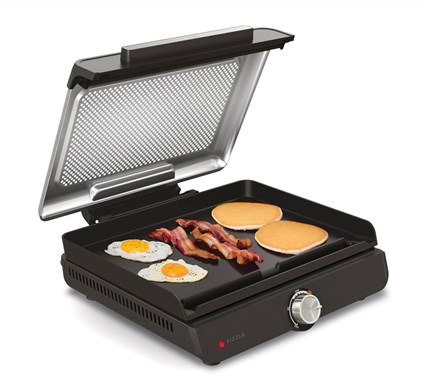 Ninja GR101EU Gril et plaque de cuisson d'intérieur grand format, surface antiadhésive interchangeable, cuisson uniforme jusqu'à 260°C, jusqu'à 5 personnes Ninja GR101EU Gril et plaque de cuisson d'intérieur grand format, surface antiadhésive interchangeable, cuisson uniforme jusqu'à 260°C, jusqu'à 5 personnes