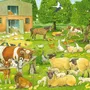 Schmidt Spiele - Puzzle 100 Pièces - Familles d'Animaux à la Ferme - À Partir de 6 Ans