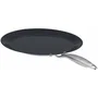Arthur Martin AM7248 Crêpière Grand Chef en Inox 18/10 Ø28 cm, Revêtement Céramique Antiadhésif, Compatible Tous Feux Dont Induction