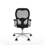 Piqueras y Crespo Chaise de Bureau 3D086N0 Gris Brun foncé