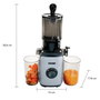 Unold Slow Juicer Sam 78275, Noir / Gris