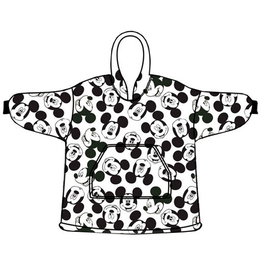 DISNEY Sweat-shirt oversize adulte à capuche motif Mickey couleur corail - Taille unique