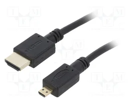 GEMBIRD Câble HDMI vers micro HDMI 4,5m 4K UHD 2160p noir