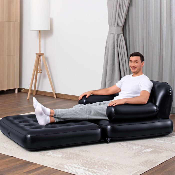 Bestway 75114 Sillon Gonflable 4 Positions Noir 191x38x25 cm Bestway 75114 Sillon Gonflable 4 Positions Noir 191x38x25 cm