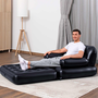 Bestway 75114 Sillon Gonflable 4 Positions Noir 191x38x25 cm