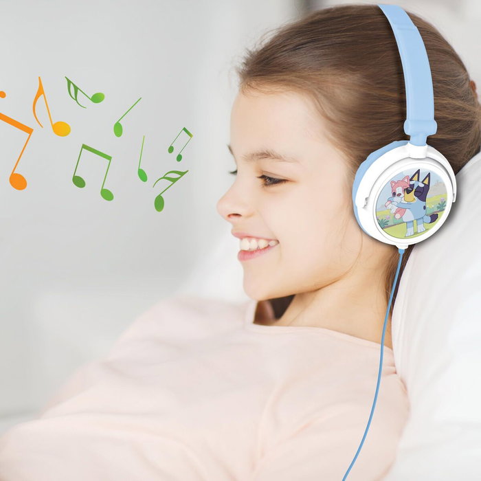 Lexibook Casque stéréo filaire pliable Bluey