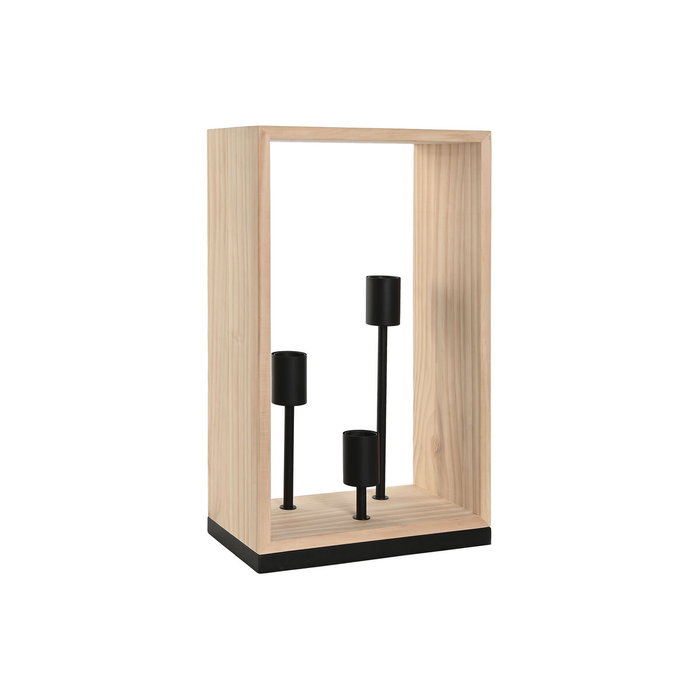 Lampe de bureau Home ESPRIT Marron Noir Naturel Bois Fer Pin 50 W 220 V 30 x 16 x 50 cm Lampe de bureau Home ESPRIT Marron Noir Naturel Bois Fer Pin 50 W 220 V 30 x 16 x 50 cm