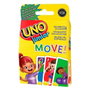 Mattel Games UNO Junior Move! Jeu de cartes pour enfants et familles - Multilingue (Anglais, Français, Allemand, Italien, Espagnol) - Recommandé +3 ans