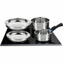 Arthur Martin Batterie de cuisine AM4485 10 pièces en acier inoxydable