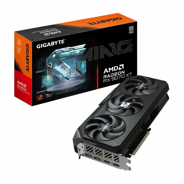 Carte Graphique Gigabyte GV-R9070XTGAMING-16GD radeon rx 9070 xt 16 GB GDDR6 Carte Graphique Gigabyte GV-R9070XTGAMING-16GD radeon rx 9070 xt 16 GB GDDR6