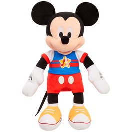 Just Play Peluche Disney Mickey Mouse Funhouse Chanteuse avec Éclairage, Chanson The Wiggle Giggle, 30,5 cm