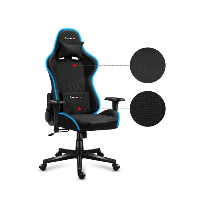 Huzaro Chaise de jeu HZ-Force 6.3 RGB Mesh Noir