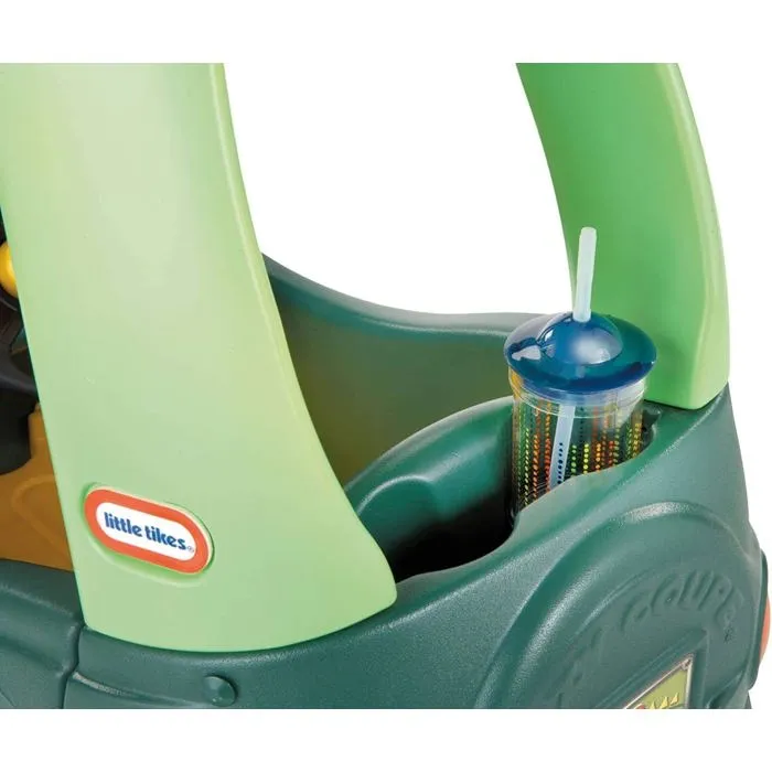 Little Tikes Cozy Coupe Voiture Porteur Dinosaure Modèle 170591-PE13X1 avec Klaxon, Portes Ouvrantes et Plancher Amovible - Dès 18 mois