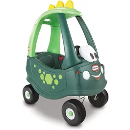 Little Tikes Cozy Coupe Voiture Porteur Dinosaure Modèle 170591-PE13X1 avec Klaxon, Portes Ouvrantes et Plancher Amovible - Dès 18 mois