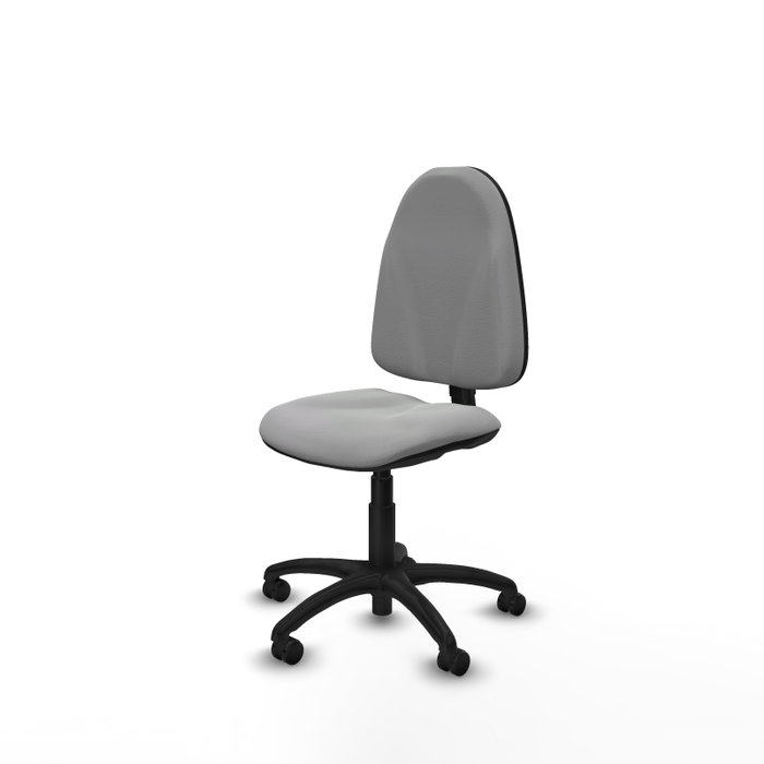PIQUERAS Y CRESPO Chaise de bureau Algarra, similicuir gris clair, sans accoudoirs PIQUERAS Y CRESPO Chaise de bureau Algarra, similicuir gris clair, sans accoudoirs