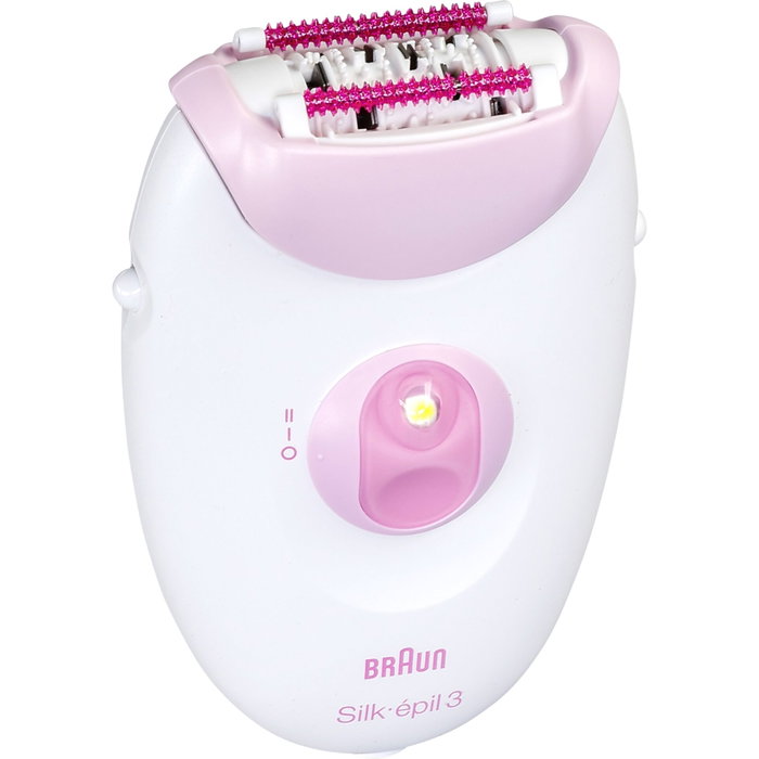 Braun Silk-épil 3-031 Épilateur Rose et blanc
