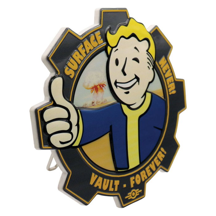 Fallout panneau résine Vault Boy Fallout panneau résine Vault Boy
