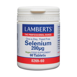 LAMBERTS Selenio 200 mcg (L-Sélénométhionine) 60 comprimés