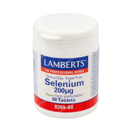 Lamberts Sélénium 200 µg (L-Sélénométhionine) 60 comprimés – Complément alimentaire