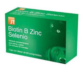 JTPHARMA VET JT BIOTIN B ZINC SELENIO 60 COMP VET