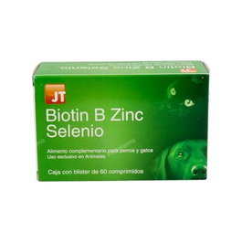JTPHARMA VET JT BIOTIN B ZINC SELENIO 60 COMP VET