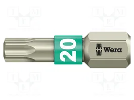WERA Embout de tournevis Torx® TX20 TORSION 25 mm