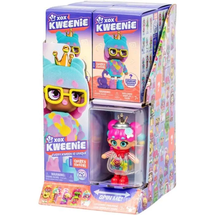 XOX KWEENIE - Poupée surprise Série Quirky, 13 cm, 13 modèles à collectionner (modèle aléatoire)