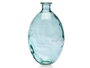 Giftdecor Jarron en Verre Recyclé Rayé 40 cm 12 L Transparent