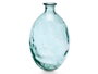 Giftdecor Jarron en Verre Recyclé Rayé 40 cm 12 L Transparent