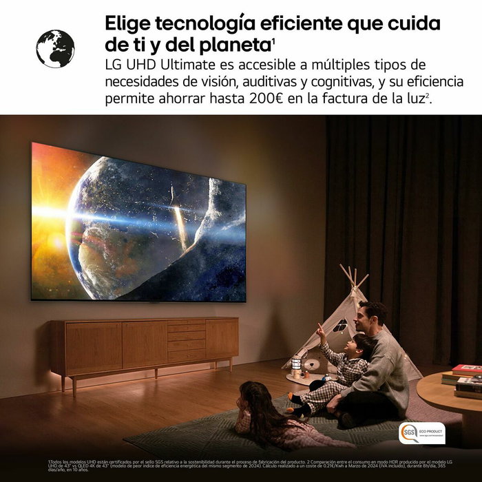 TV intelligente LG 75UA75006LA.AEUQ 4K Ultra HD 75" LED