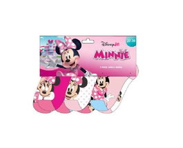 Cerdá Pack de 5 paires de chaussettes courtes Minnie Mouse - Modèles assortis - Taille enfant 31-34