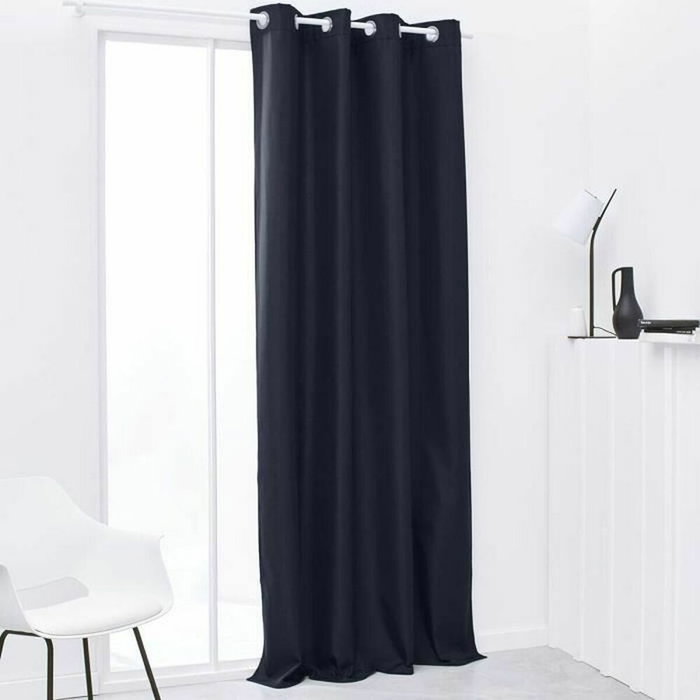 TODAY Rideau Isolant Thermique Essential Uni - 140 x 240 cm - Bleu marine TODAY Rideau Isolant Thermique Essential Uni - 140 x 240 cm - Bleu marine