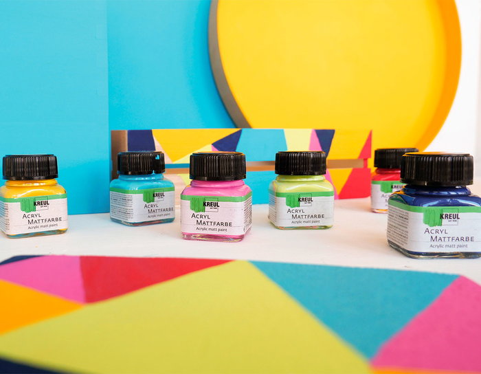 Kreul Set de 6 peintures acryliques mates Living 20ml