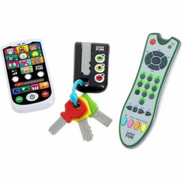 Kit High Tech - Clés, téléphone et télécommande pour apprendre les chiffres et couleurs