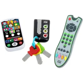KD - Mon Kit High Tech - Jouet éducatif électronique avec clés, téléphone et télécommande pour apprendre les chiffres, couleurs et animaux