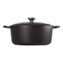 Le Creuset Signature Roaster rond 24 cm noir fonte émaillée (21177240000430)