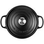Le Creuset Signature Roaster rond 24cm noir mat