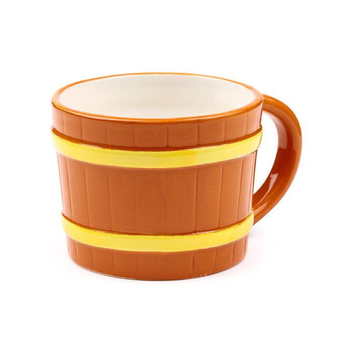 PUCKATOR Tasse avec Couvercle Décor Capybara - Céramique - Lavage à la Main Recommandé PUCKATOR Tasse avec Couvercle Décor Capybara - Céramique - Lavage à la Main Recommandé