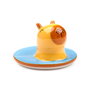 PUCKATOR Tasse avec Couvercle Décor Capybara - Céramique - Lavage à la Main Recommandé