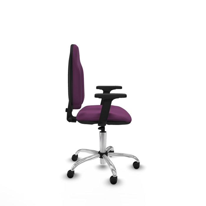 PIQUERAS Y CRESPO Chaise de bureau Algarra en similicuir violet