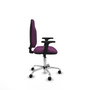 PIQUERAS Y CRESPO Chaise de bureau Algarra en similicuir violet